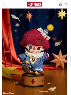 Pop Mart Why So Serious Series Pendant - DIMOO (Flame Clown)